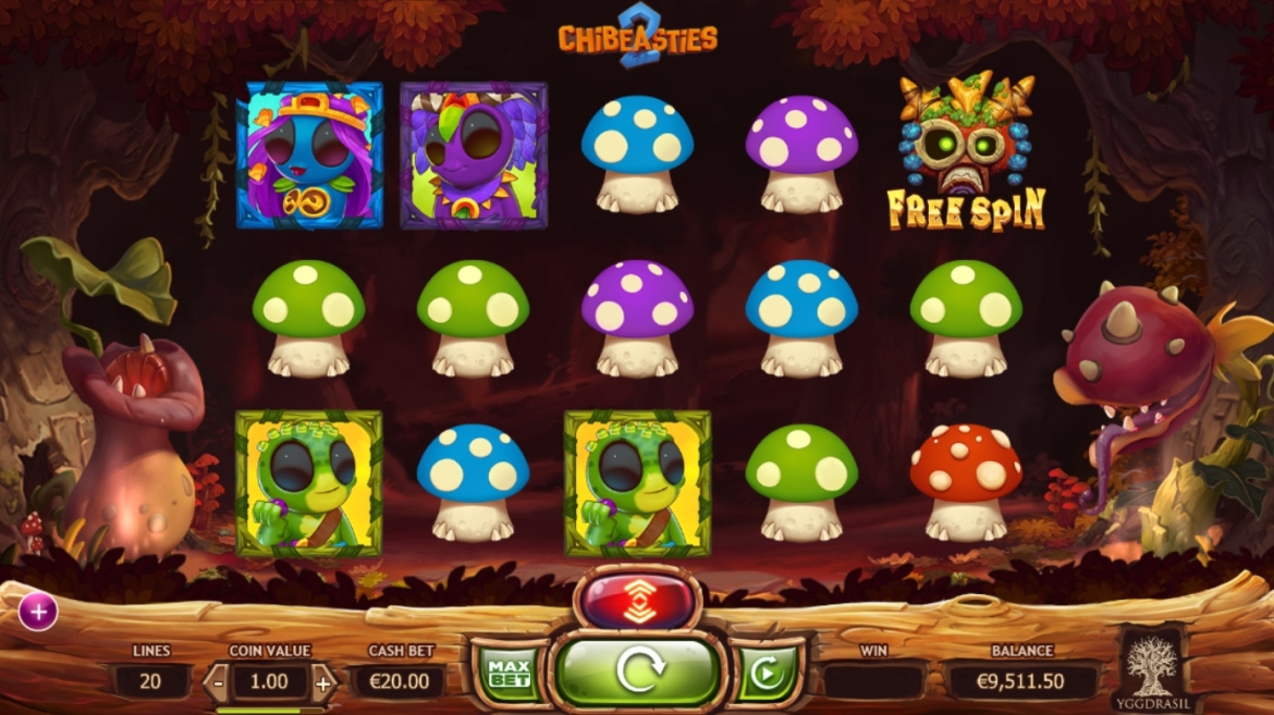 Chibeasties II video slot